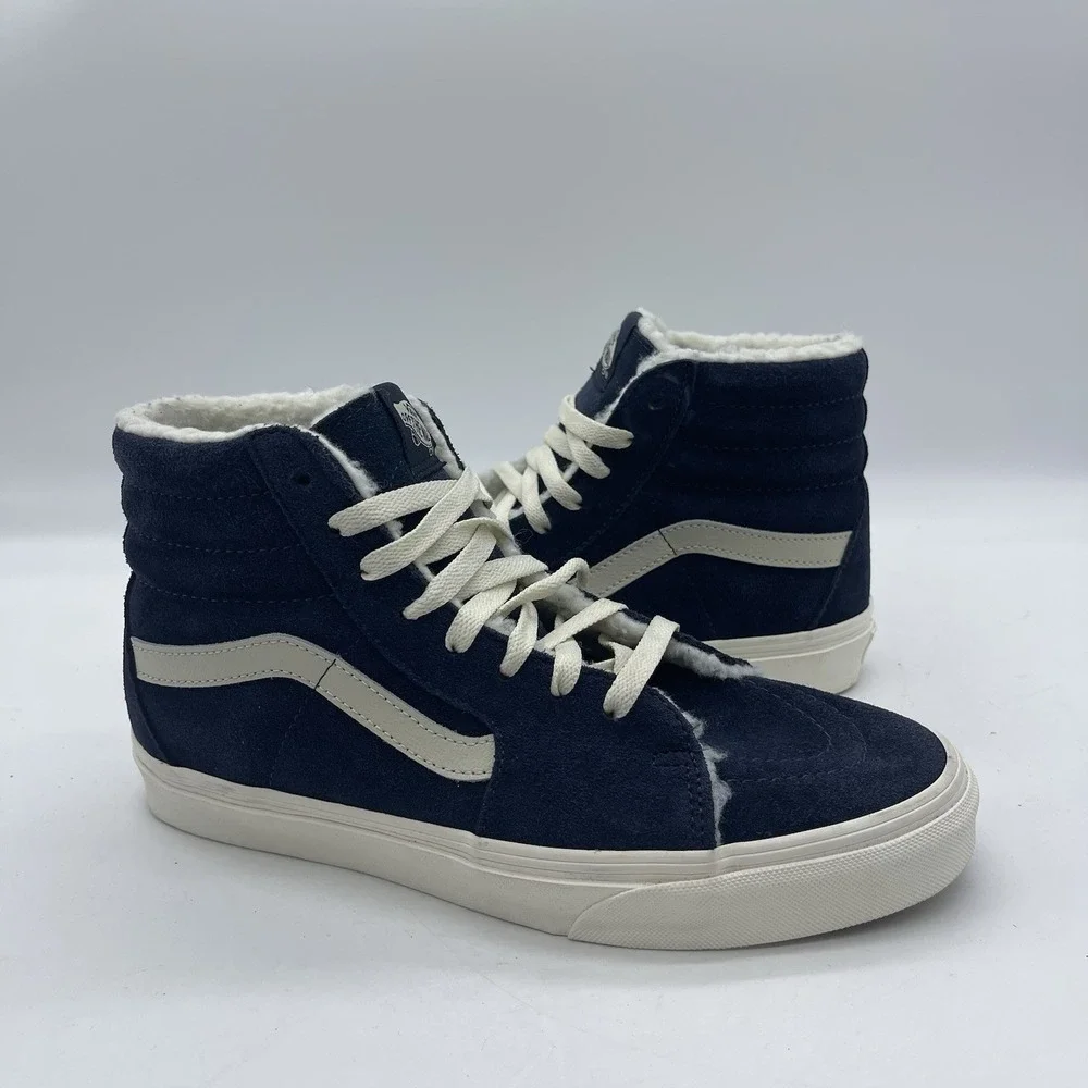 VANS Sk8-Hi Cozy Hug 508731 Men's Size 7.5 / Women's 9 Shoes Parisian Night Blue